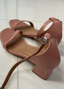 Madish Nude pink Block Heels