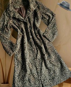 Animal Printed Overcoat