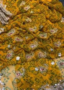 Bandhani Saree Select Any One Colour