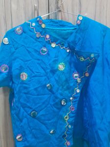 A Blue Colour Choli