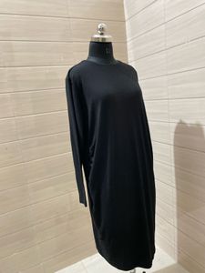 H&amp;M Knit Black Long Sleeve Dress