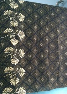Black Printed Saree