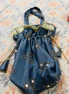 Floral Print Bag Potle Tip