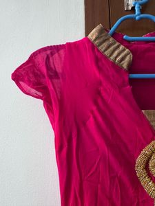 Pink Anarkali Set - XS