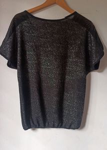 Beautiful Black Balloon Top