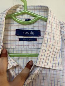 Men&#39;s &#39;Touch&#39; Checkered Button-Down