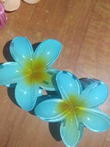Flower Hair Claw Clips