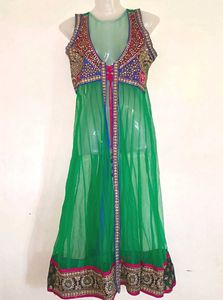 Net Kurta Shrug/Outer Style