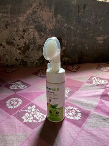 Empty Mamaearth Foaming Face Wash Bottle