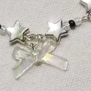 Star &amp; Ribbon Charm Bracelet