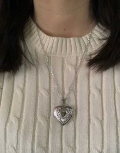 BIG Opening Heart Memory Necklace