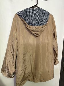 Tan Hooded Jacket