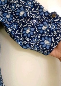 Floral Print Short Kurti