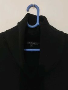 Black Knit Mini Dress