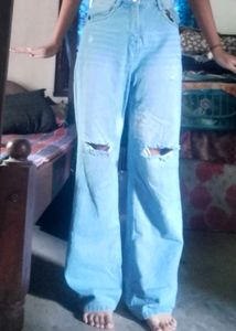 H&amp;M Distress Blue Jeans