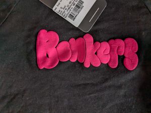Bonkers Black Cropped Graphic Tee 👕