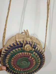 African Raffia Bag