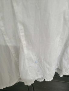 H&amp;M White Button-Up Top