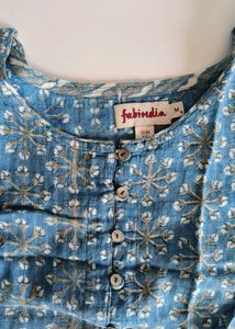 Blue Printed Kurta/dress