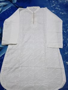 White Short Kurti