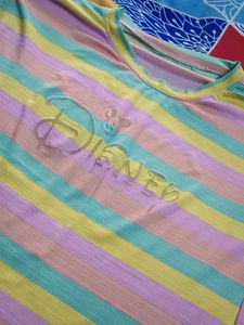 Pastel Striped Disney Tee