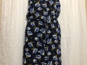 Blue Printed Jumpsuits