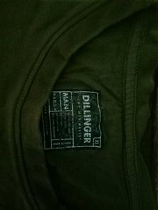 Vintage Olive Green Striped Long Sleeve.