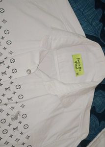 white designer men shirt