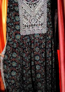 Elegant Embroidered  nyara cut Kurta