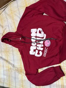 Maroon Graphic Hoodie