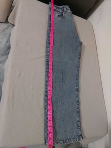 Straight legged Grey denims