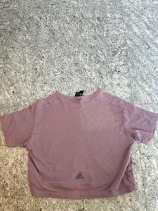Adidas Lavender Crop Top