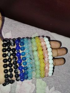 Glass Beads Bracelet All Designs Are Available
