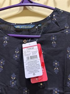 Avaasa Floral Print Straight Kurta Size L