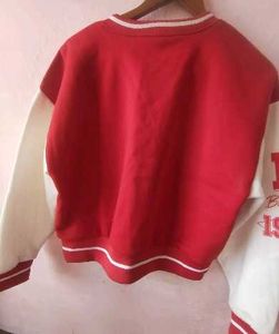 Red &amp; White &#39;New York&#39; Sweatshirt