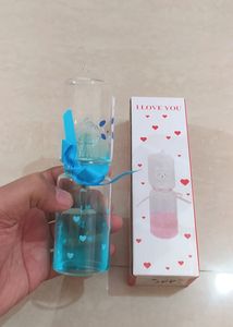 Decorative Showpiece Love Thermometer Toy Meter Boiler Blur Colour Glass