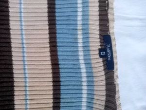 Striped V-Neck Full sleeve Top sweater