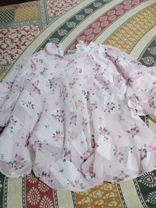 Floral Print Chiffon Blouse