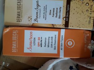 Dermalogical Brown Sugar Face Wash Nd Sunscrean