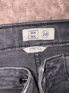 Charcoal distressed jeans