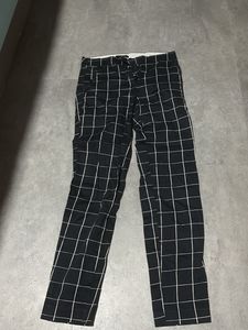 Checkered Black Pants