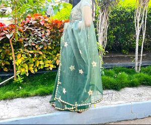 Elegant Green Saree