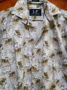 Louis Philippe Mens Printed Shirt