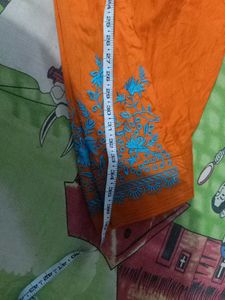 V Neck Design Suit Orange Or Blue