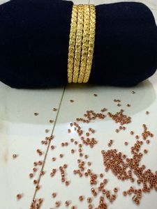 Golden Bangle Set