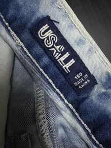 Micro Mini Tie-Dye Denim Shorts