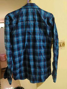 Blue Plaid Flannel Shirt