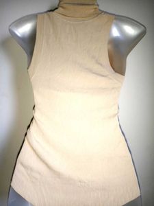 Zara Sleeveless Turtleneck Top