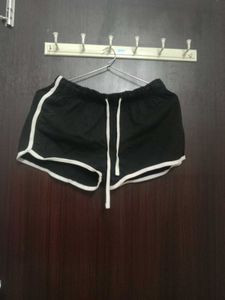 Black & White Trim Shorts