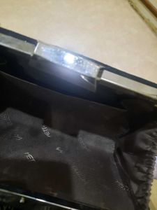 Navy Beaded Evening Clutch